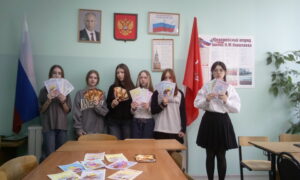 Ребята приготовили яркие открытки к празднику Пасхи.